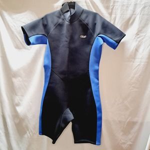 NWT Hevto Wetsuit Surfing Water Ski Back Zip Pull 20" P2P 12.5 I 39" L 17.5" W